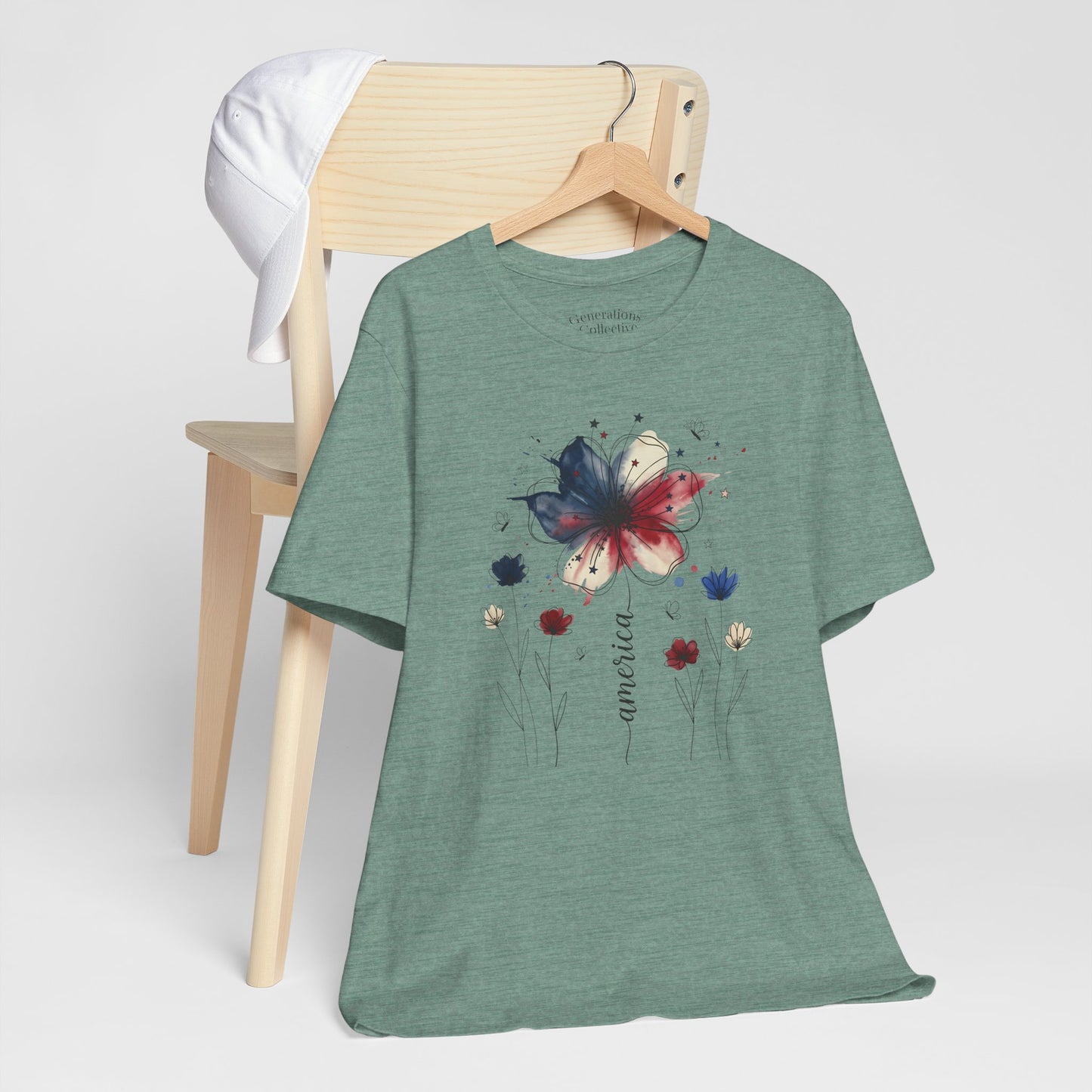 America Bloom Graphic Tee