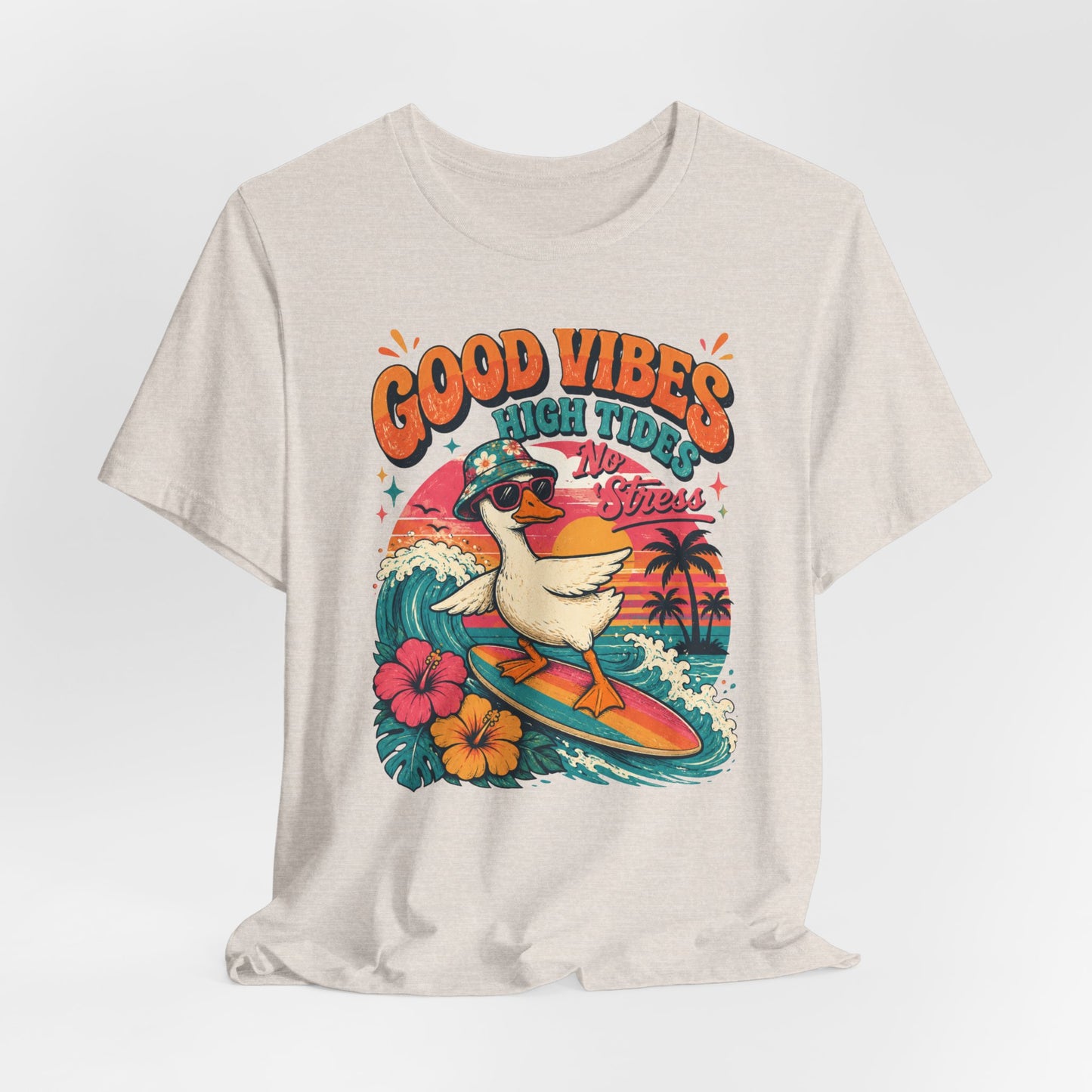 Good Vibes High Tides Goose Graphic Tee