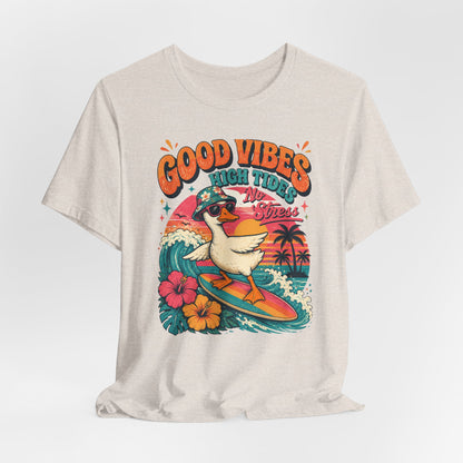 Good Vibes High Tides Goose Graphic Tee