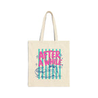 Later / After A While Striped Canvas Tote