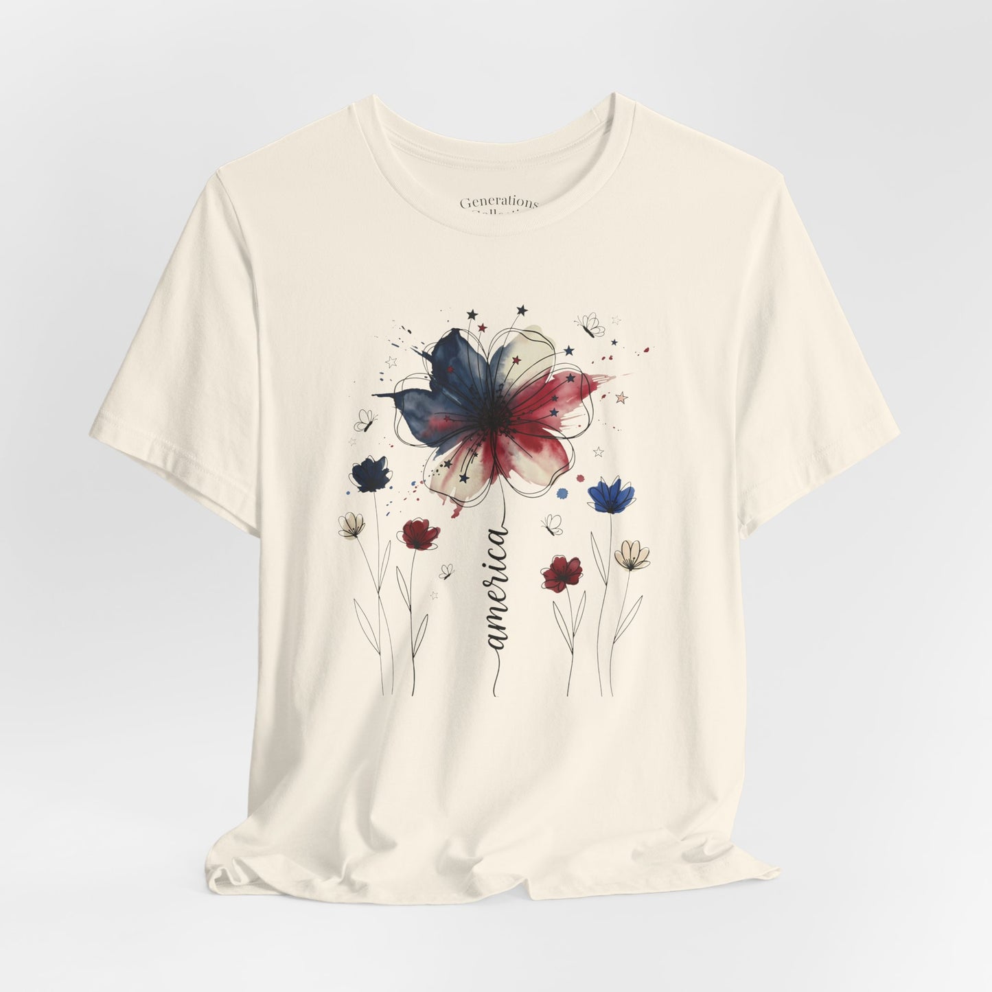 America Bloom Graphic Tee