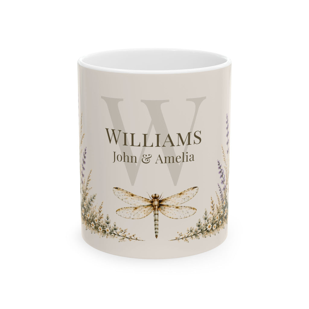 Dragonfly Meadow Personalized Family Mug