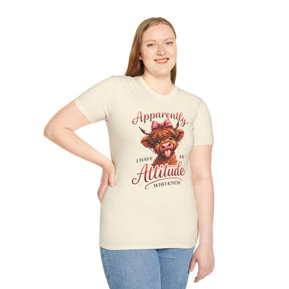 Apparently I Have An Attitude Graphic Tee