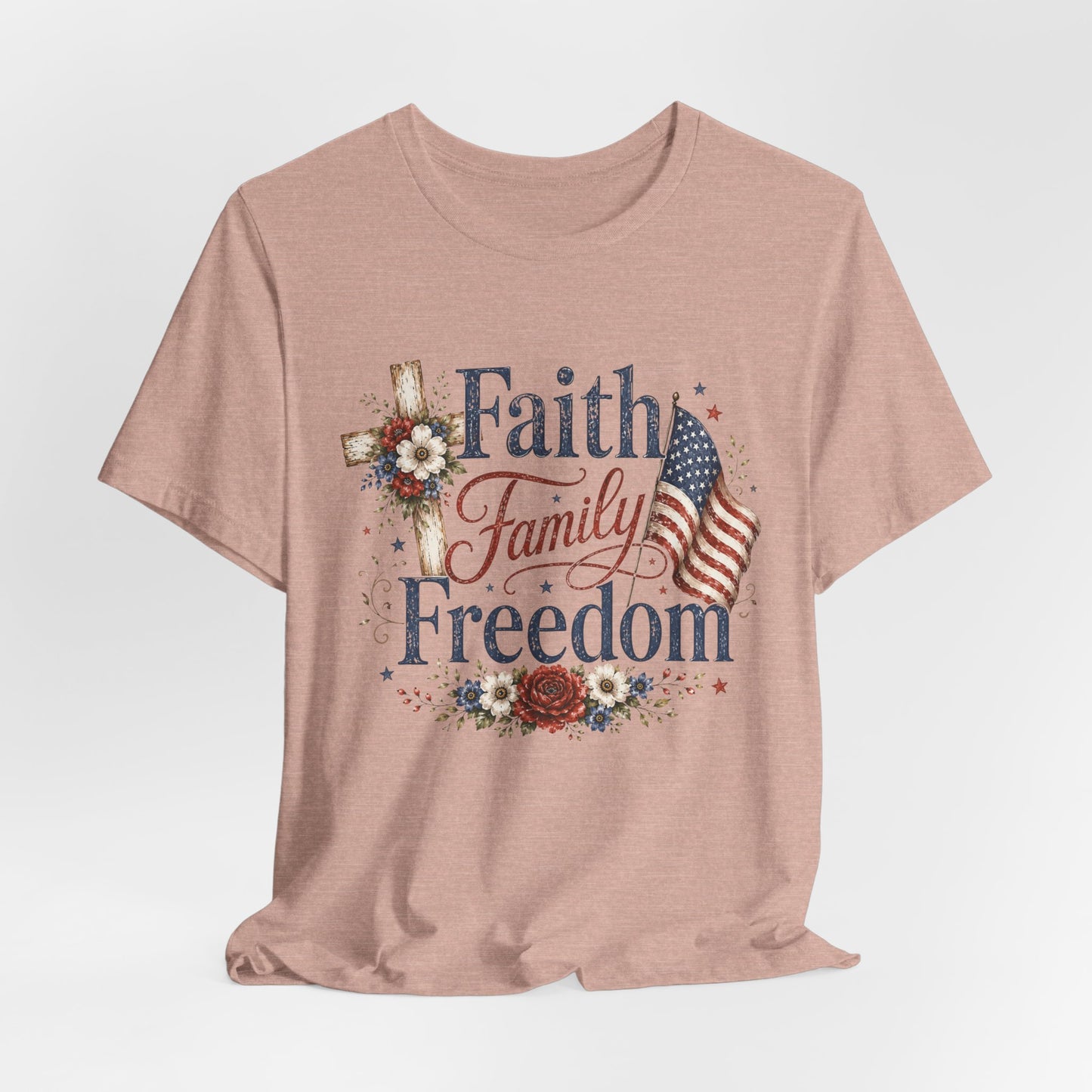 Faith Family Freedom Graphic Tee
