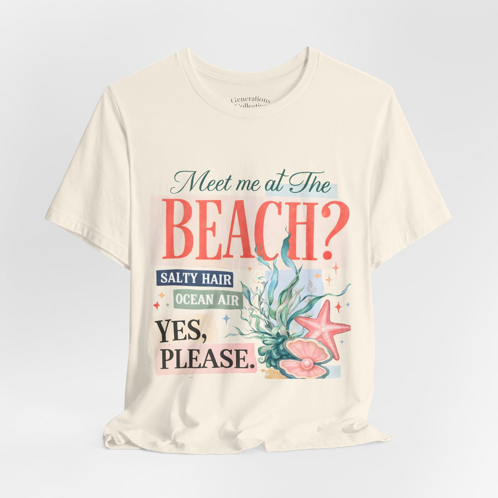 Meet Me At The Beach Coastal Tee