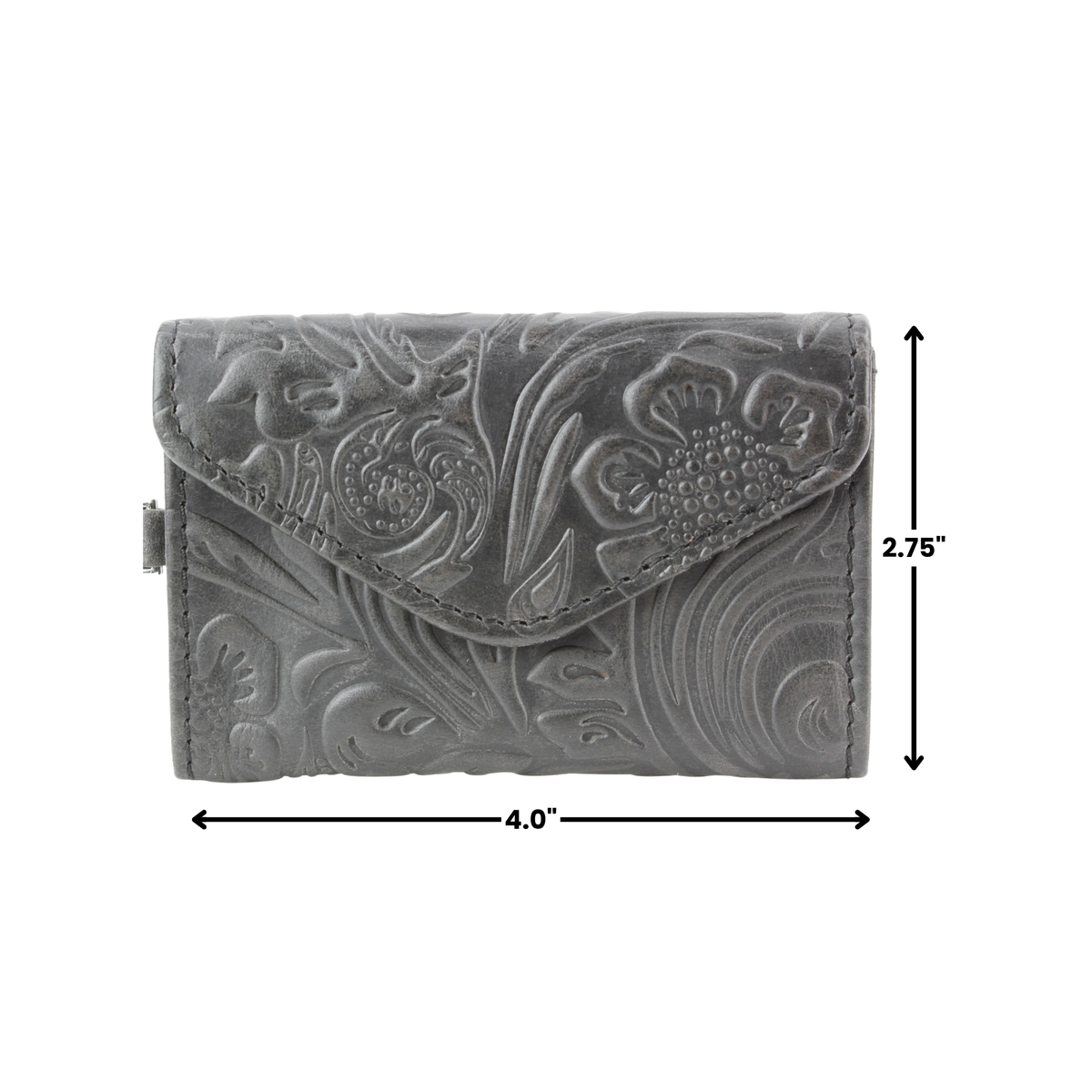 Wildflower Trails Mini Leather Wristlet