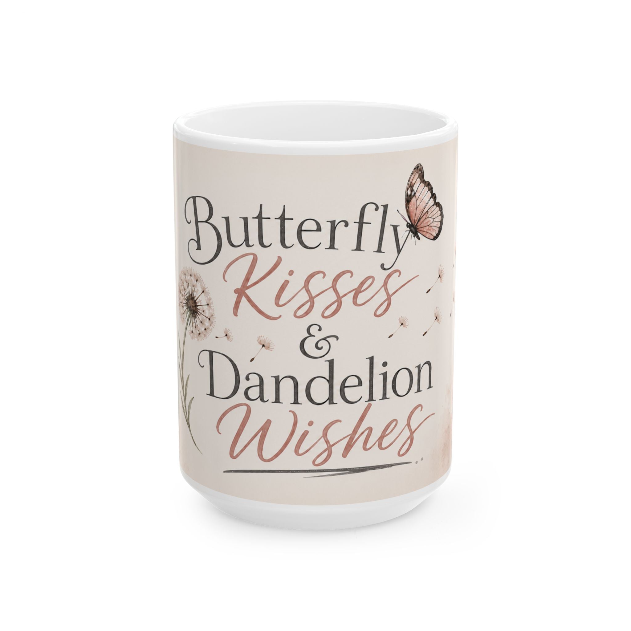 Butterfly Kisses & Dandelion Wishes Mug
