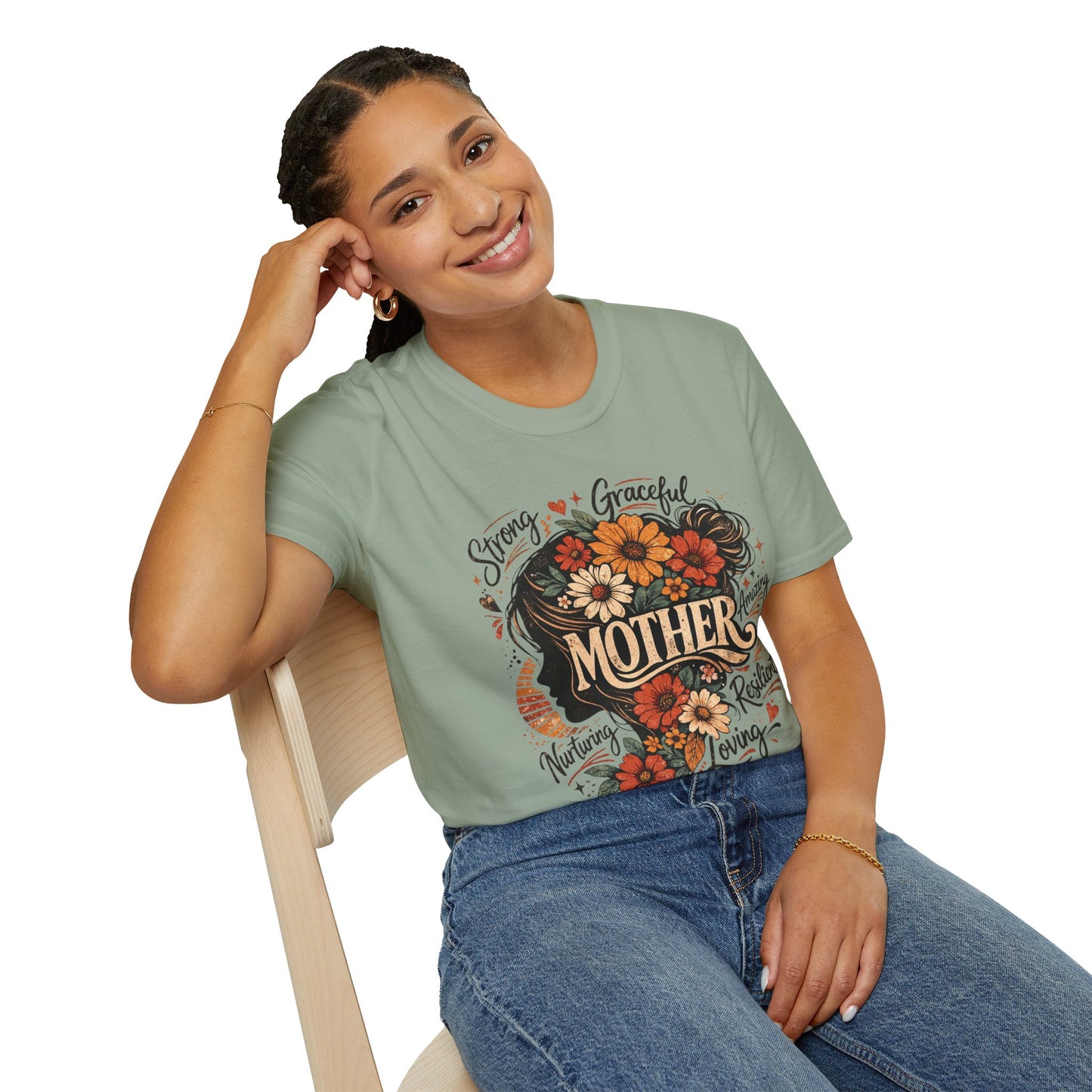 Mother Floral Vintage Graphic Tee