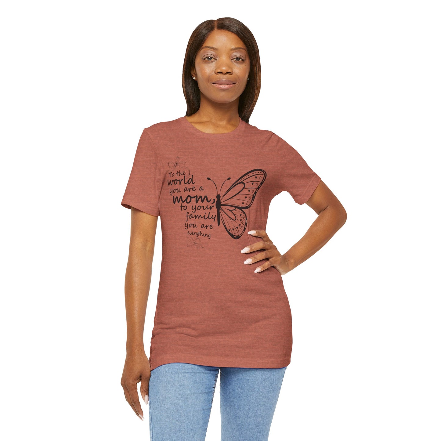 Mother Butterfly Script Graphic Tee