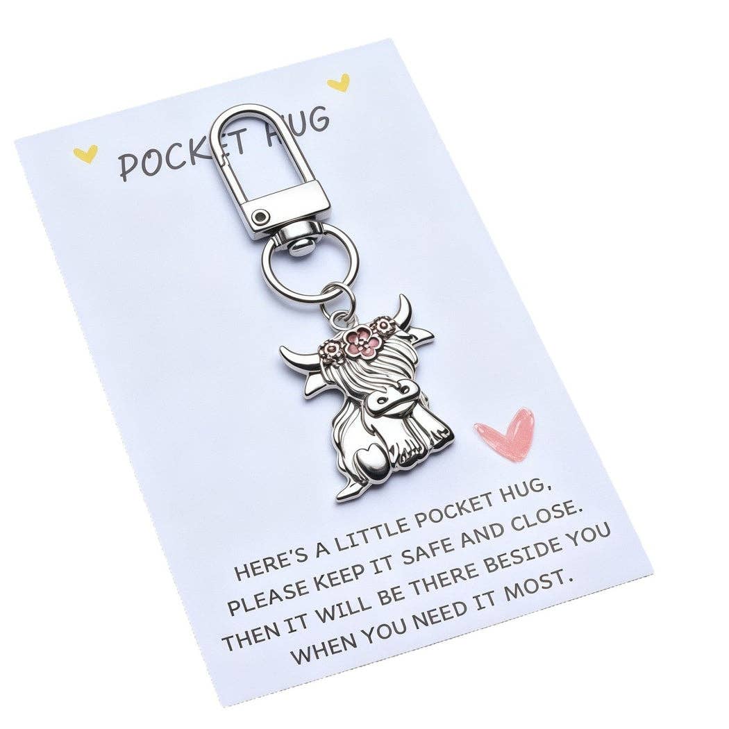 Highland Hugs Keychain