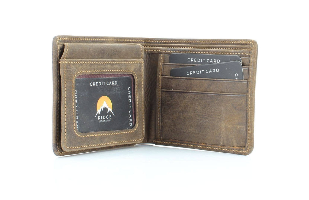 Canyon Trail Leather Bifold Wallet