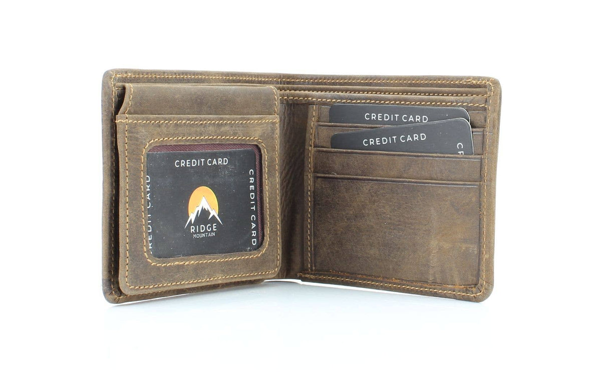 Canyon Trail Leather Bifold Wallet
