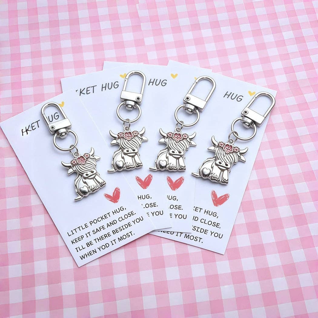 Highland Hugs Keychain