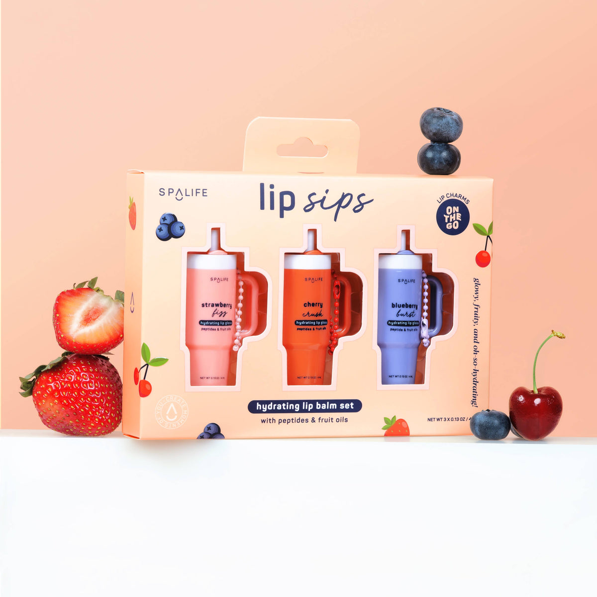 Lip Sips Hydrating Lip Balm Trio