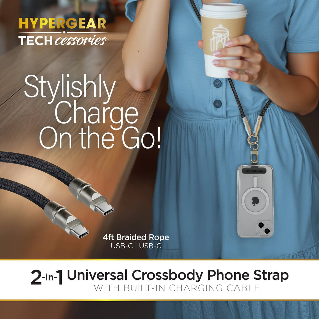 Charge & Go Crossbody Phone Strap