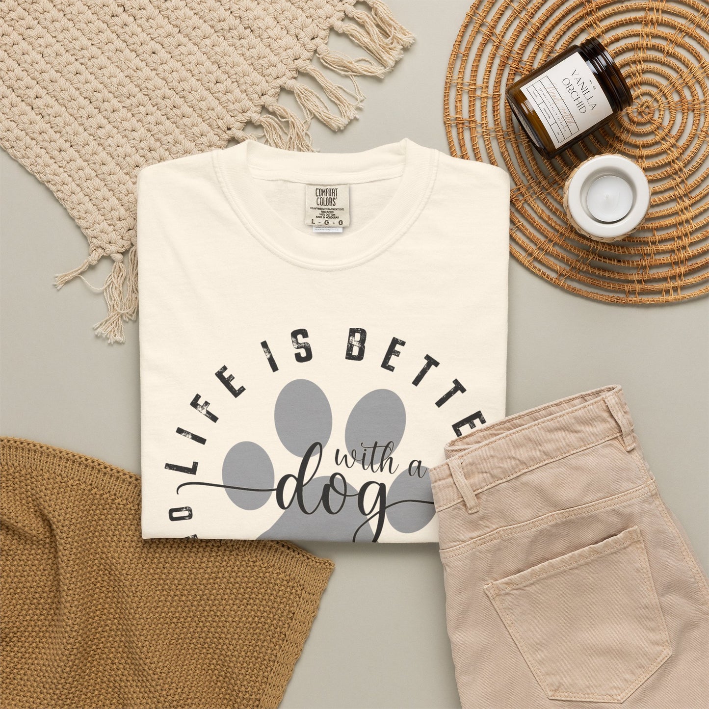 Better With a Dog Graphic Tee
