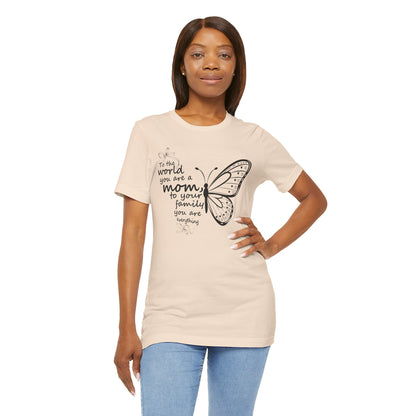 Mother Butterfly Script Graphic Tee