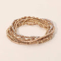 Golden Sand Beaded Bracelets