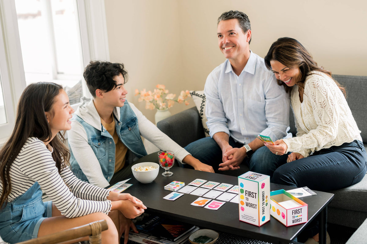 First to Worst Family Party Game