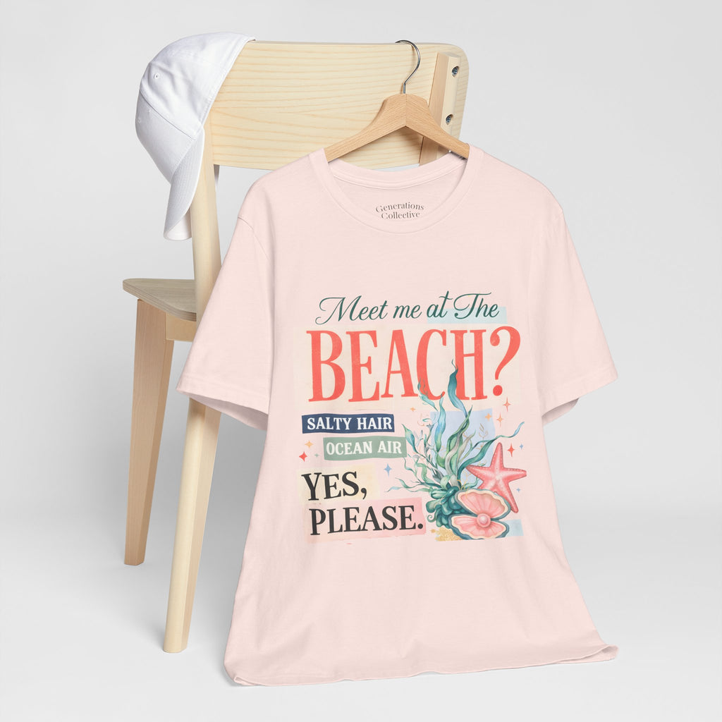 Meet Me At The Beach Coastal Tee