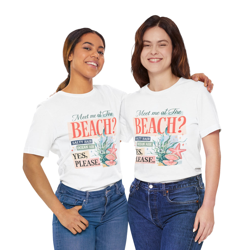Meet Me At The Beach Coastal Tee