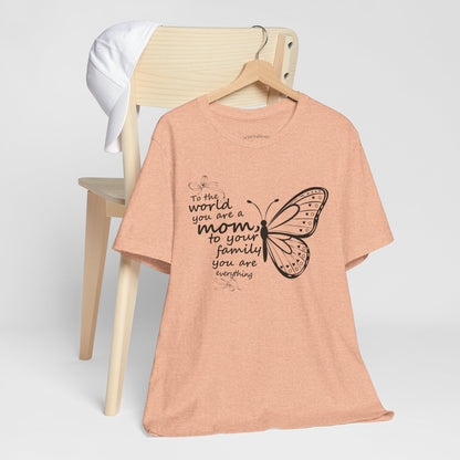 Mother Butterfly Script Graphic Tee