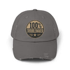100% Troublemaker Distressed Cap