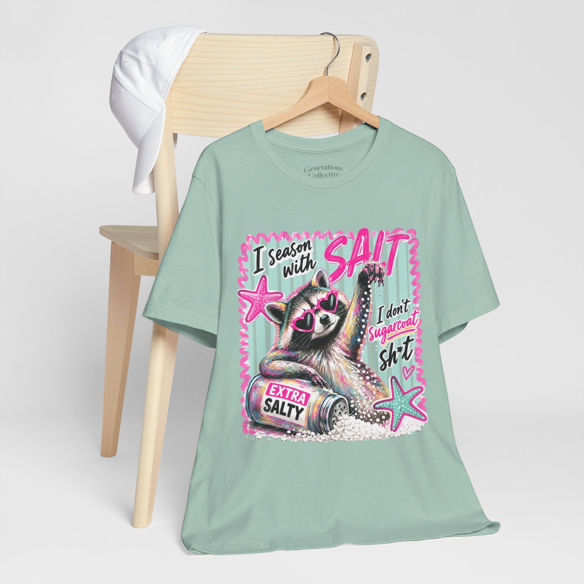 Seasoned With Salt Raccoon Tee