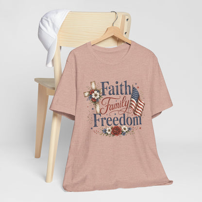 Faith Family Freedom Graphic Tee