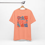 USA Floral Graphic Tee