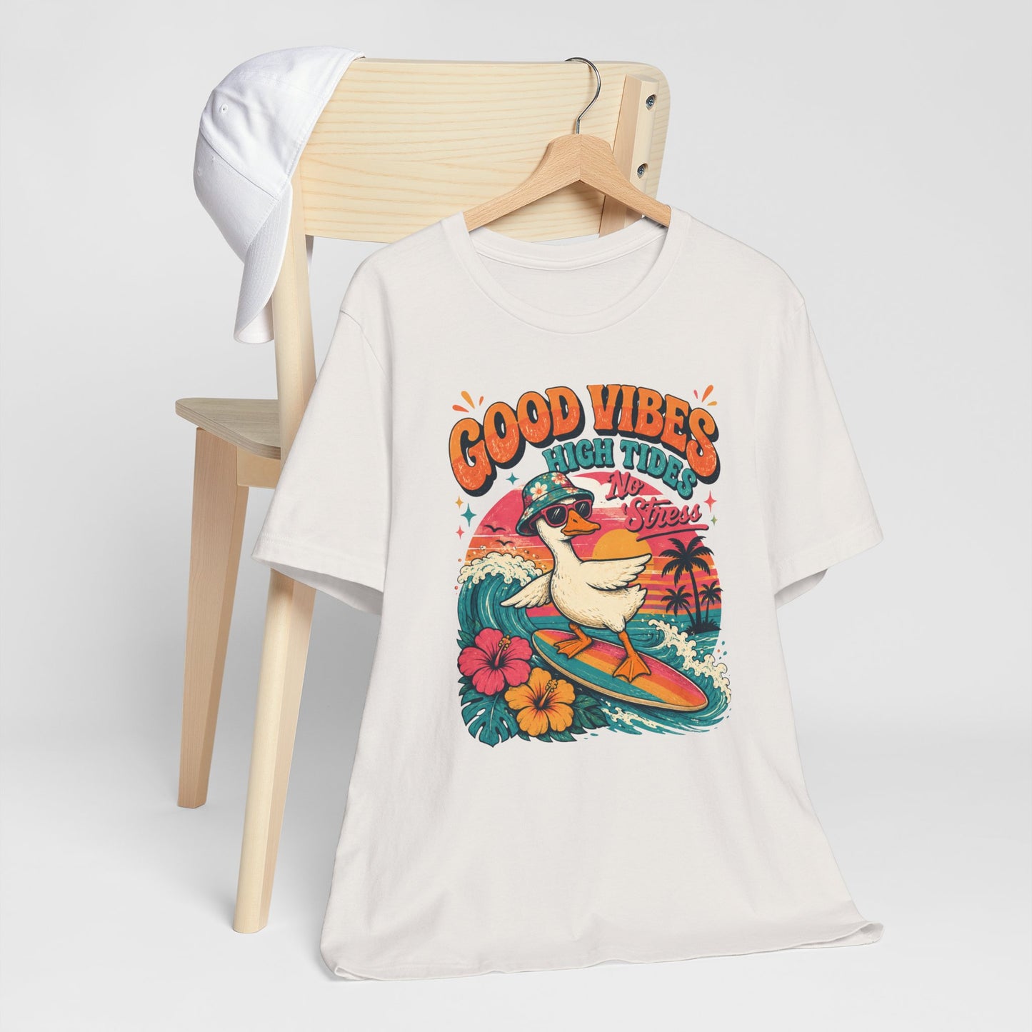 Good Vibes High Tides Goose Graphic Tee