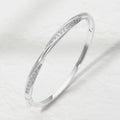 A Little Sparkle Twisted Bangle Bracelet