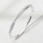 A Little Sparkle Twisted Bangle Bracelet