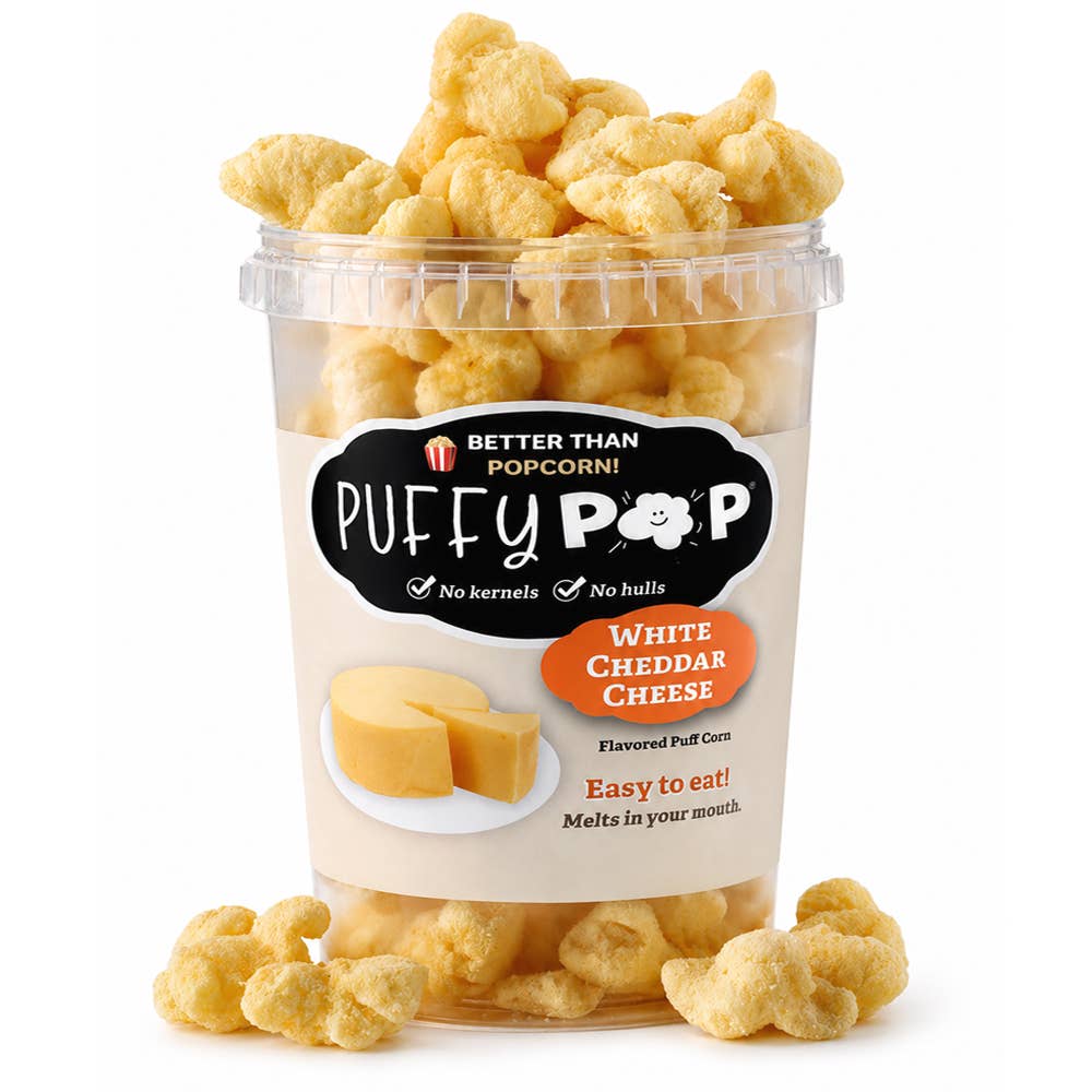 Crack Corn White Cheddar Puffy Pop