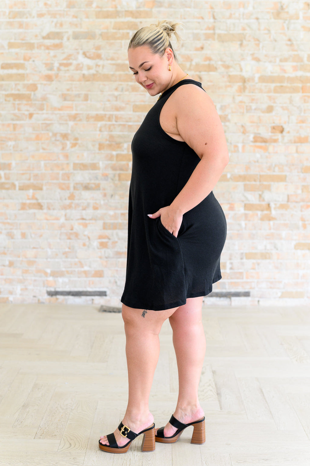 Back It Up Cutout Back Dress