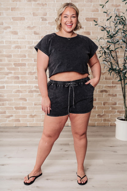 Washed Cotton Short Set