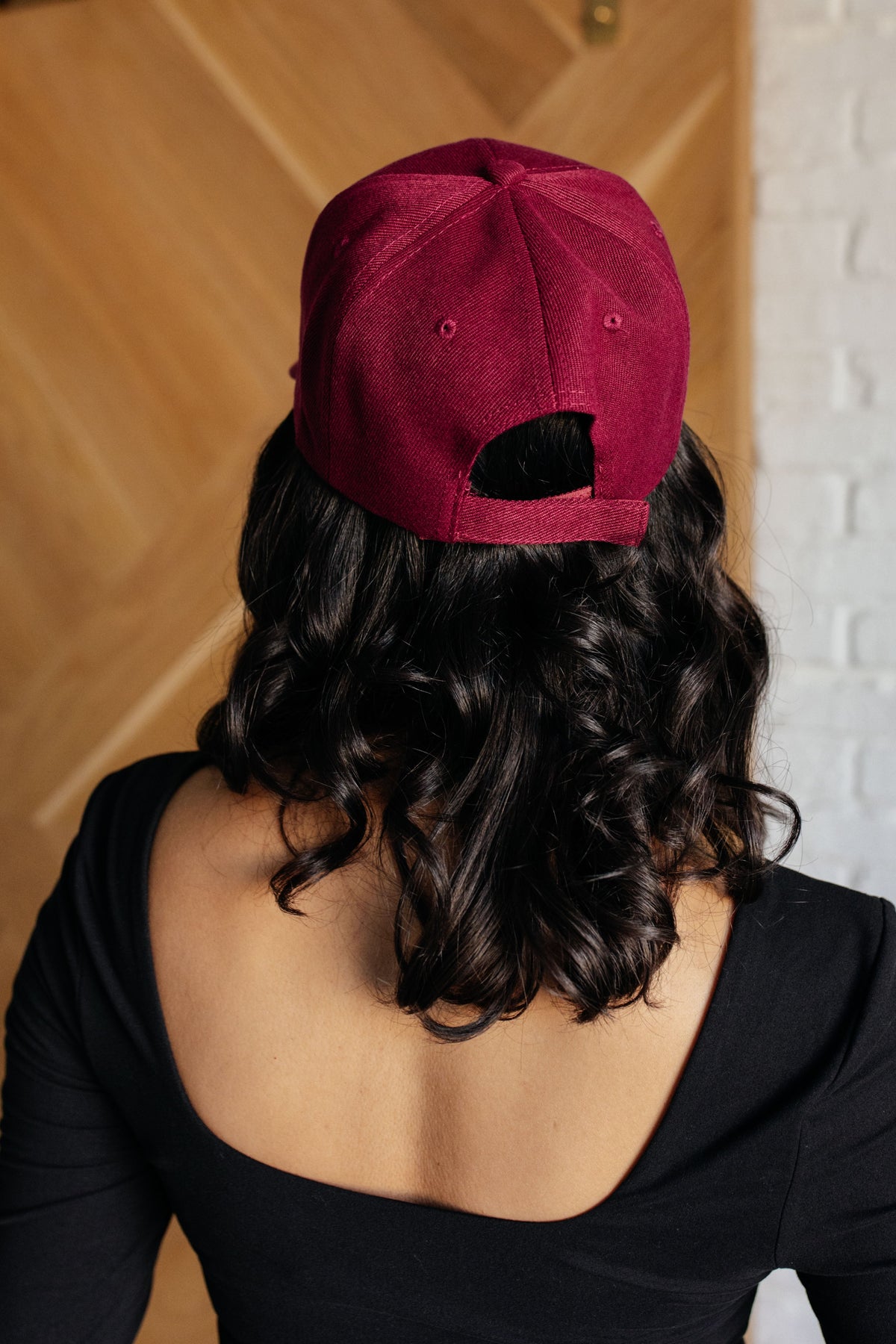 Out & About Ball Cap in Wine