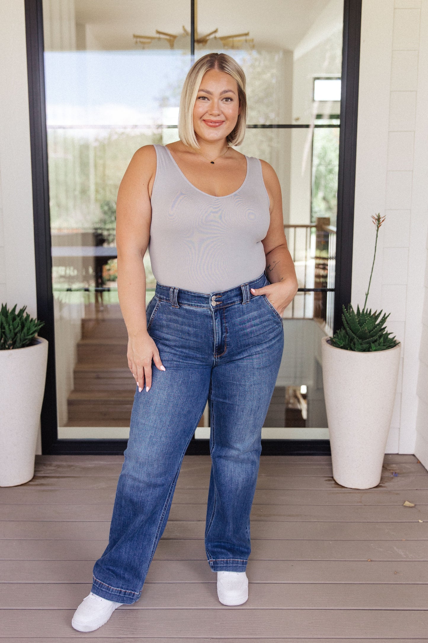 The Basics Grey Bodysuit
