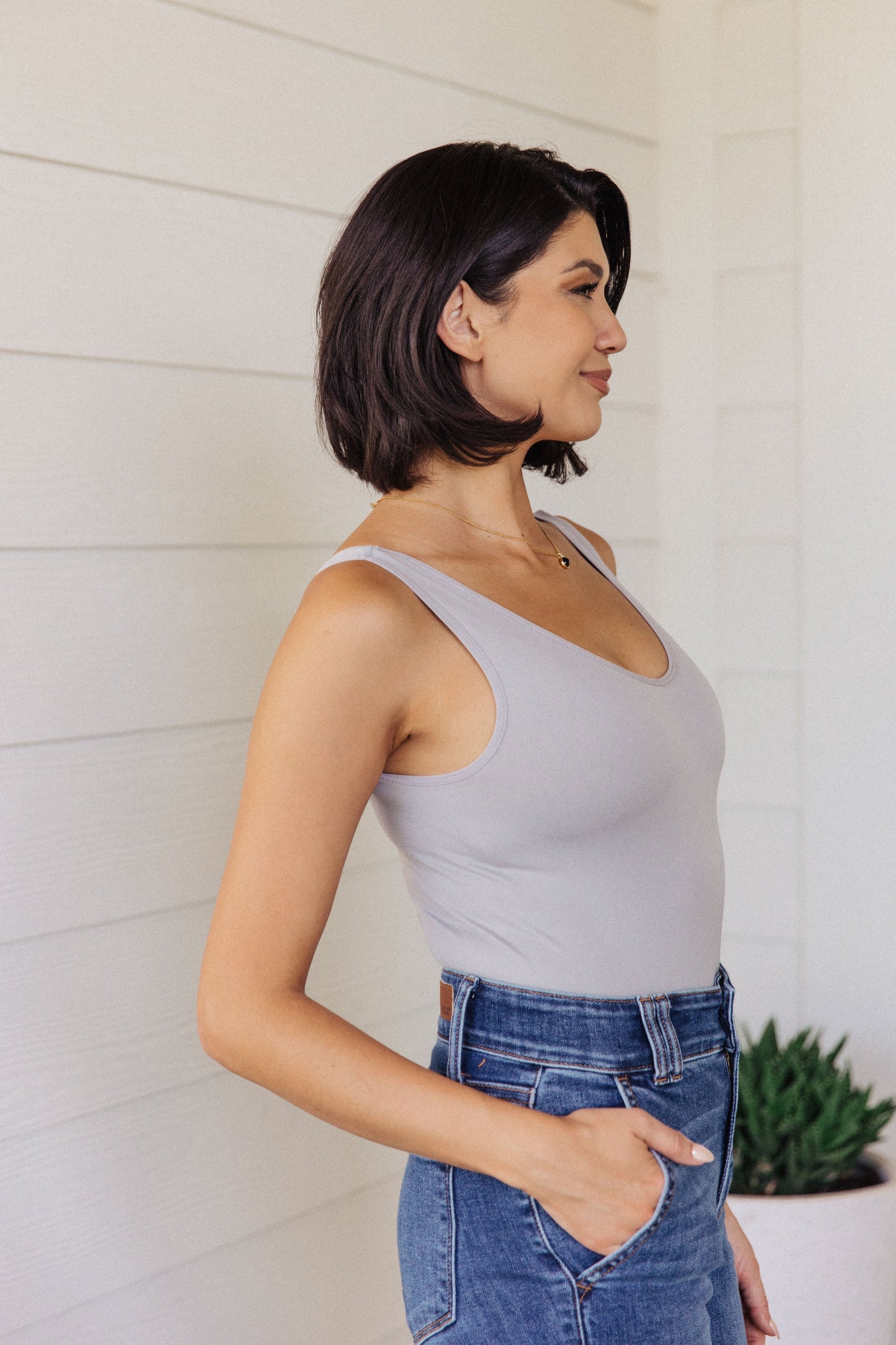 The Basics Grey Bodysuit
