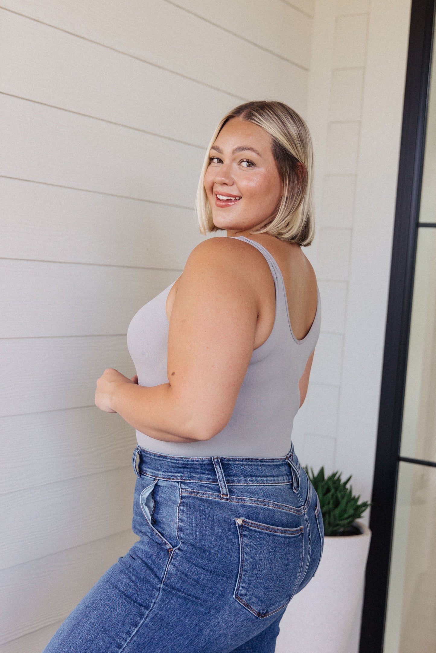The Basics Grey Bodysuit