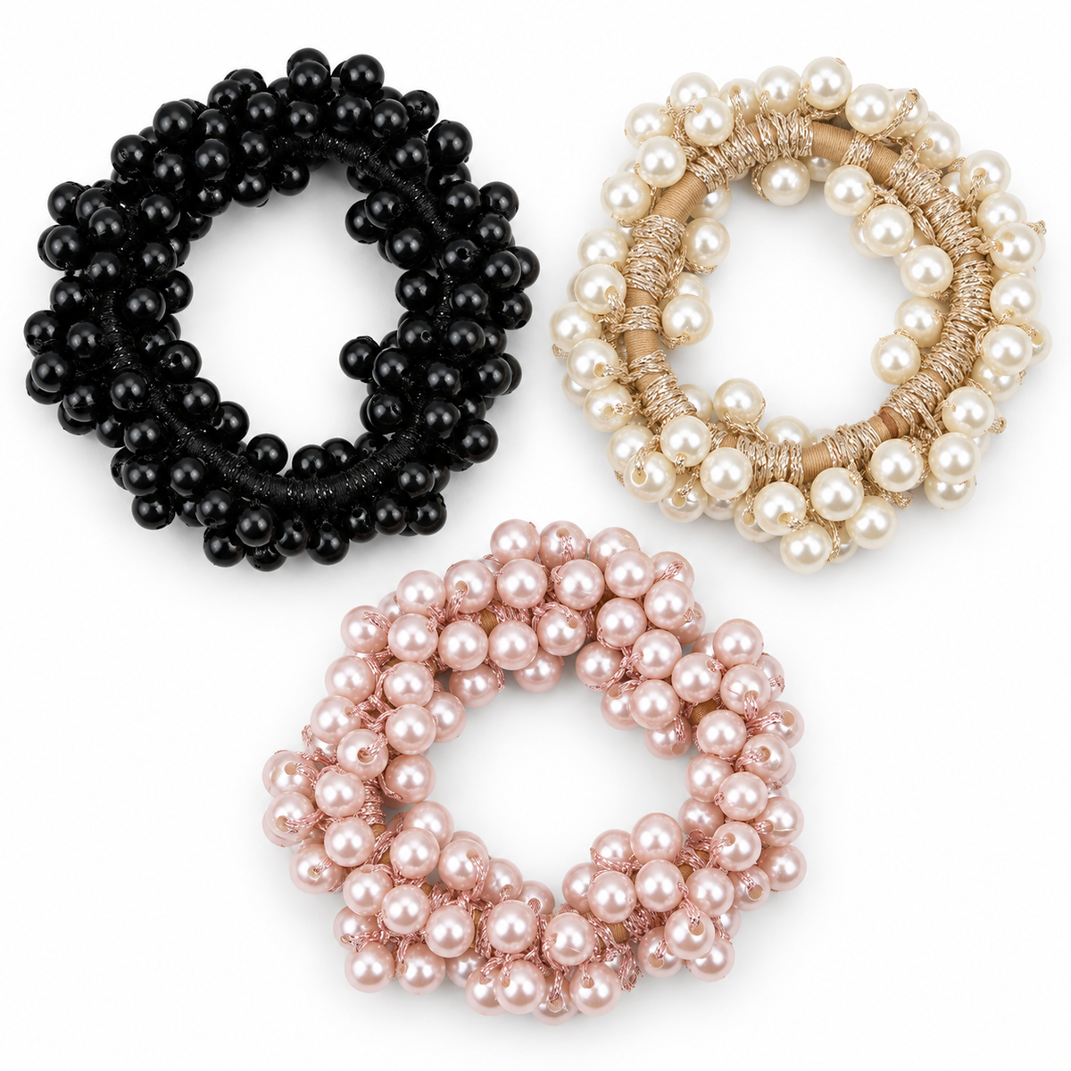 Pearl Cluster Hair Tie
