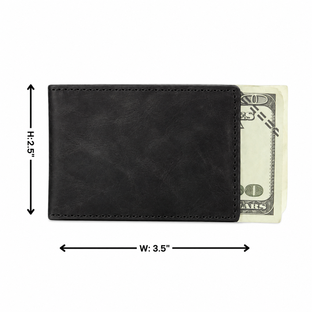 Cash in Hand Leather Money Clip