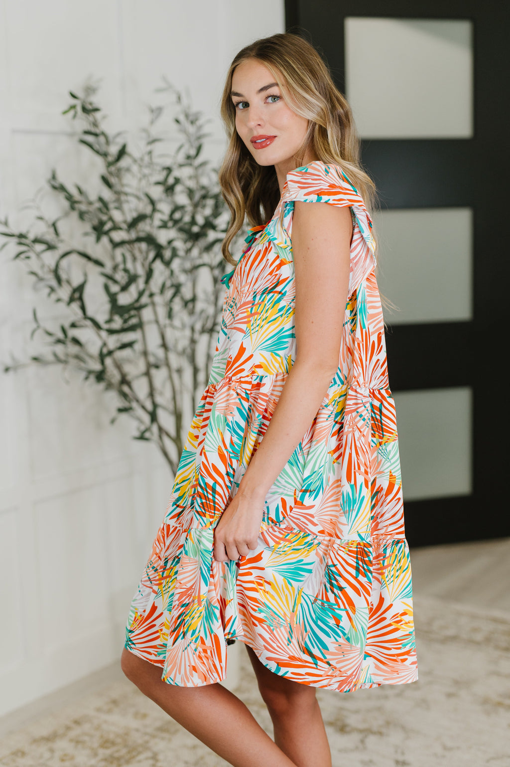 Citrus Grove Tiered Dress
