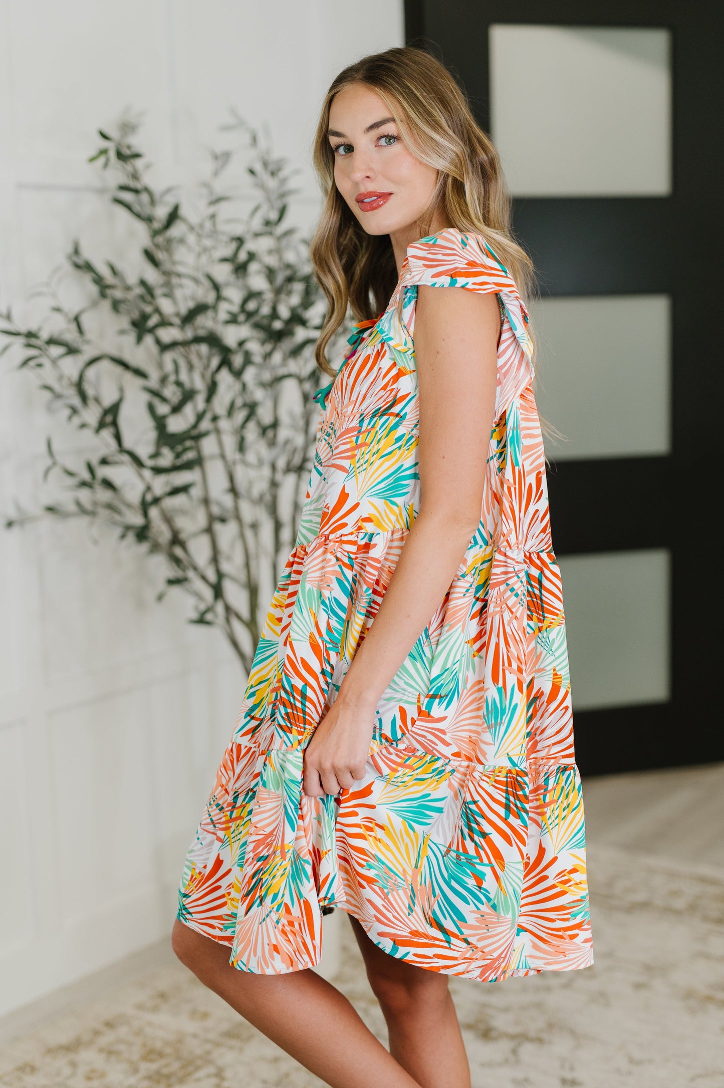 Citrus Grove Tiered Dress