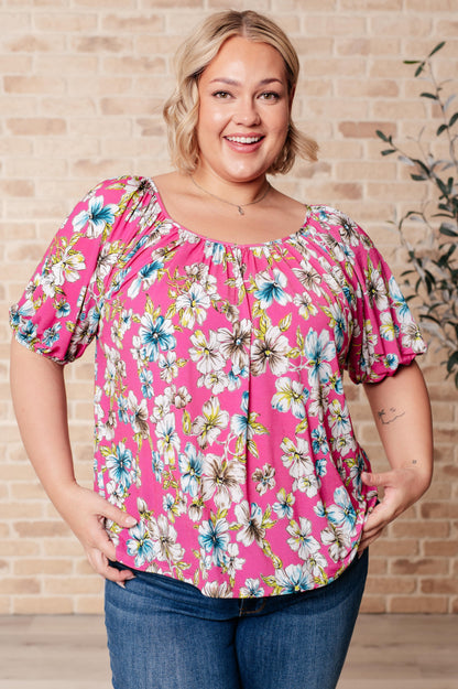 Blooming Meadow Floral Top