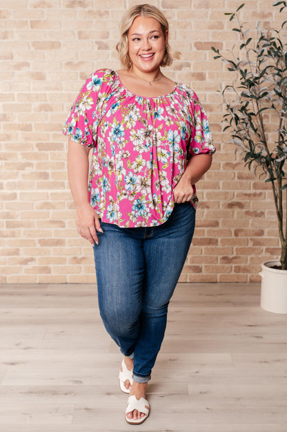 Blooming Meadow Floral Top