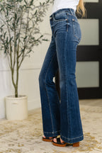 Judy Blue Bonnie High Rise Trouser Flare Jeans