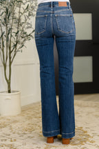 Judy Blue Bonnie High Rise Trouser Flare Jeans