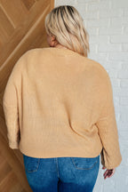 Golden Hour Balloon Sleeve Sweater in Wheat