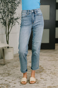 Judy Blue Carla Ankle Straight Jeans